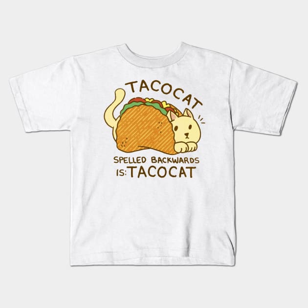 TacoCat Kids T-Shirt by Digital-Zoo